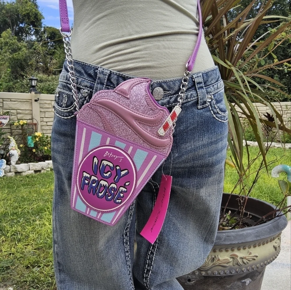 BETSEY JOHNSON KITSCH FROSTY CROSSBODY